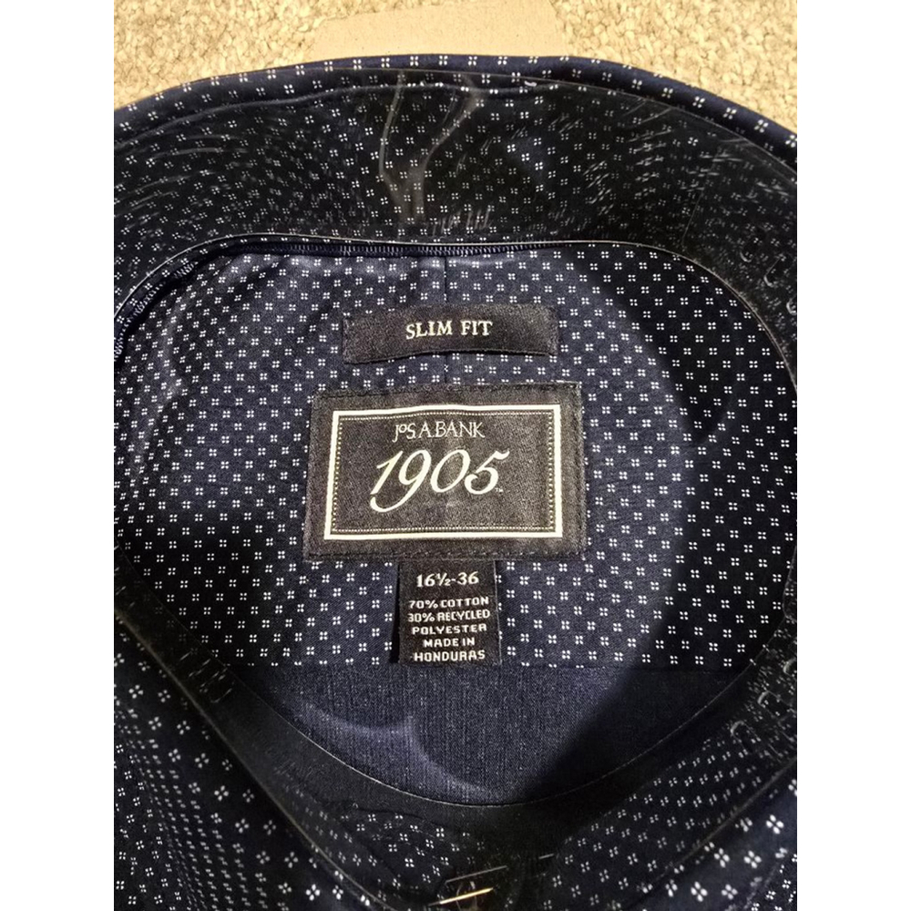 Jos a bank slim fit shirt*2 size 16 1/2-36 - Picture 3 of 4